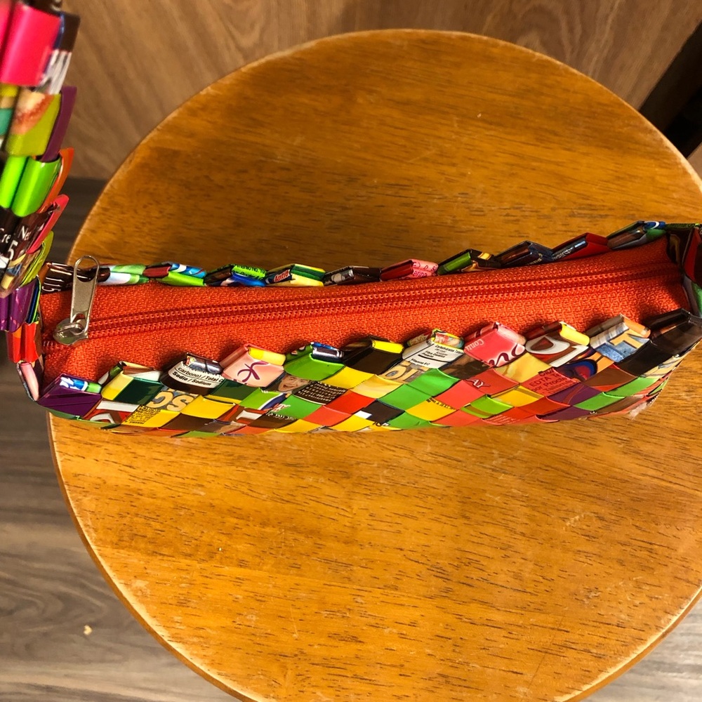 Vintage Multicolor Woven Mini Bag - Picture 2 of 4